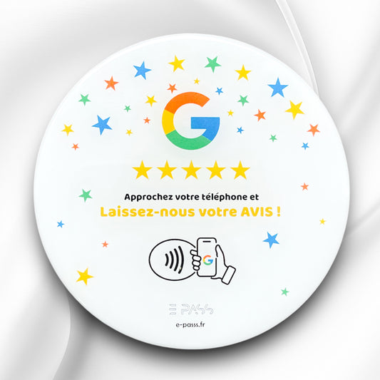 Plaque Avis Google